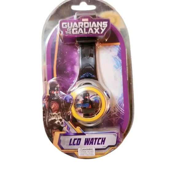 Marvel Guardians of The Galaxy LCD Wrist Watch NEW in Box Starlord - Picture 1 of 2